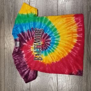 Artforms Baltimore Maryland Tiedyed Youth sz XS tshirt  great condition